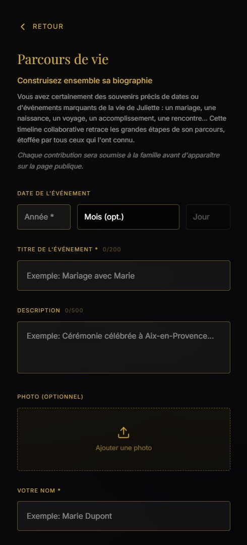 Parcours de vie
